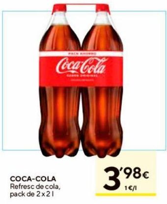 Caprabo Refresco de cola coca-cola oferta