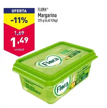 ALDI Flora Margarina 225g oferta