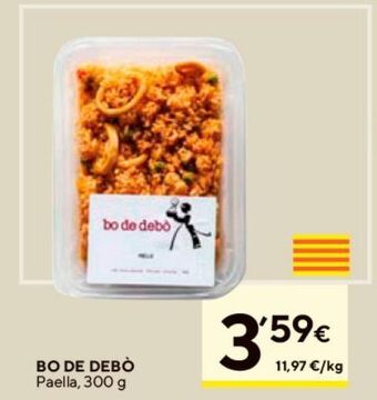 Caprabo Paella bo de debò oferta