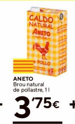 Caprabo Caldo de pollo aneto oferta
