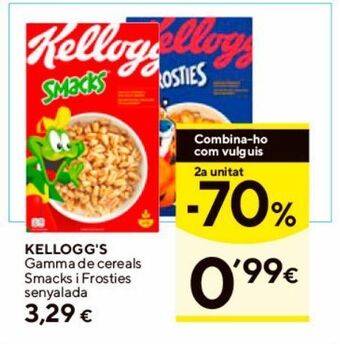 Caprabo Cereales kellogg's oferta