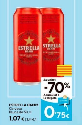 Caprabo Cerveza estrella damm oferta