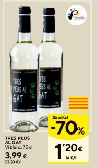 Caprabo Vino blanco oferta
