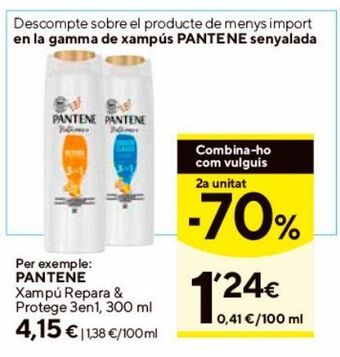 Caprabo Champú pantene oferta