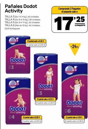AhorraMas Pañales dodot oferta