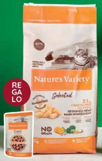 El Corte Inglés Nature's Variety Alimento Para Gatos Adultos Esterilizados No Grain de Pollo Selected 7 kg oferta