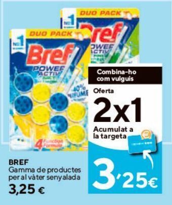 Caprabo Productos de limpieza bref oferta