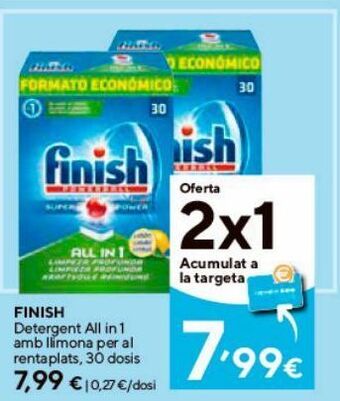 Caprabo Detergente lavavajillas finish oferta