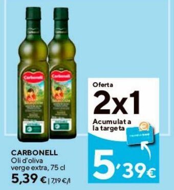 Caprabo Aceite de oliva virgen extra carbonell oferta