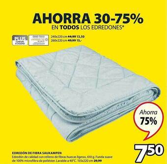 JYSK Edredón De Fibra Saukampen oferta