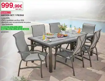 Costco Sunvilla Hayden Set 7 Piezas oferta