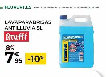 Feu Vert Lavaparabrisas Antilluvia Krafft oferta