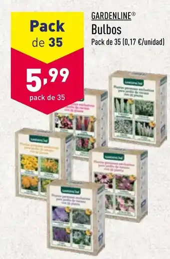 ALDI Gardenline® Bulbos Pack de 35 oferta