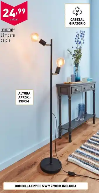 ALDI Lightzone® Lámpara de Pie oferta