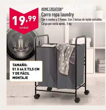 ALDI Home Creation® Carro Ropa Laundry oferta