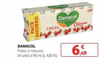 Alcampo Danacol Fresa O Natural oferta