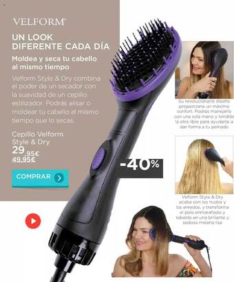 La tienda en casa Cepillo Velform Style & Dry oferta