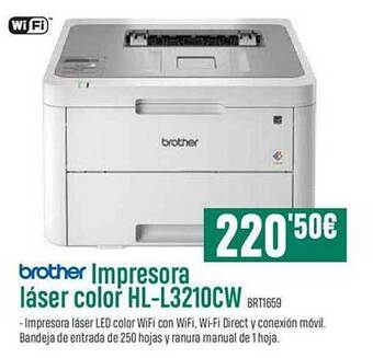 PCBox Brother Impresora Láser Color Hl-l3210cw oferta