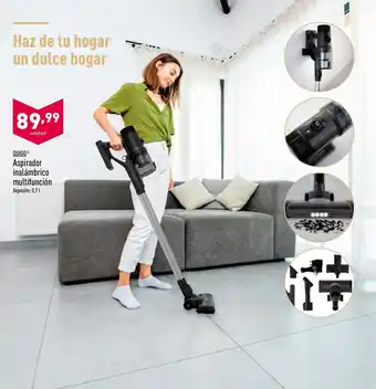 ALDI Quigg Aspirador inlámbrico multifunción 0,7 L oferta