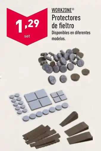 ALDI Workzone Protectores de fieltro oferta