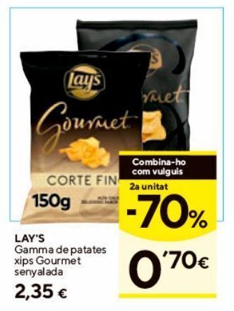 Caprabo Patatas lay's oferta