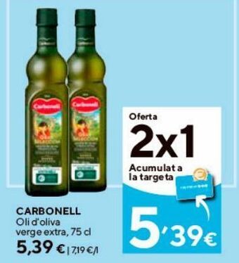 Caprabo Aceite de oliva virgen extra carbonell oferta