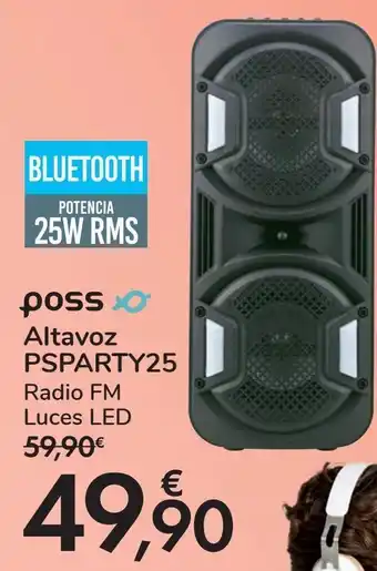 Carrefour Poss altavoz psparty25 oferta