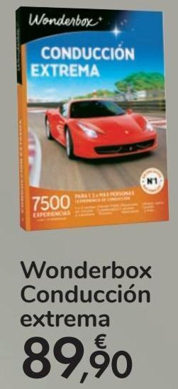 Carrefour Wonderbox conducción extrema oferta