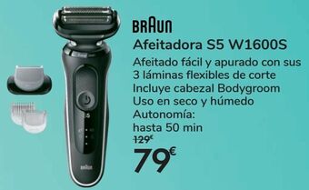 Carrefour Braun afeitadora s5 w1600s oferta