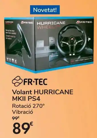 Carrefour Fr·tec volante hurricane mkii ps4 oferta