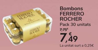 Carrefour Bombones ferrero rocher oferta