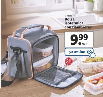 Lidl Ernesto Bolsa isotérmica con fiambreras oferta