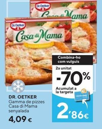 Caprabo Pizza dr oetker oferta