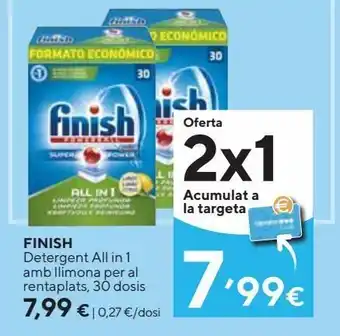 Caprabo Lavavajillas finish oferta