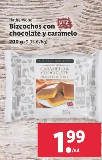 Lidl Bizcocho de chocolate hatherwood oferta