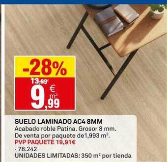 Bricoking Suelo Laminado Ac4 8mm oferta