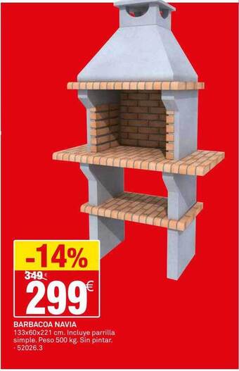 Bricoking Barbacoa Navia oferta