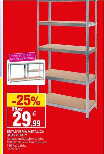 Bricoking Estantería Metálica Heavy Duty oferta