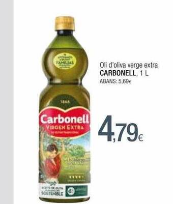Condis Oli D'oliva Verge Extra Carbonell oferta