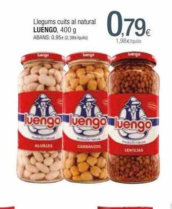 Condis Llegums Cuits Al Natural Luengo oferta