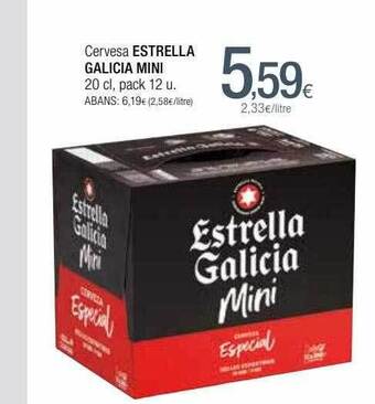 Condis Cervesa Estrella Galicia Mini oferta