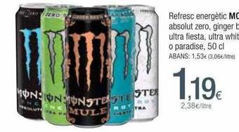 Condis Refresc Energètic Monster oferta