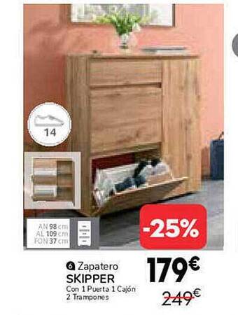Conforama Zapatero Skipper oferta
