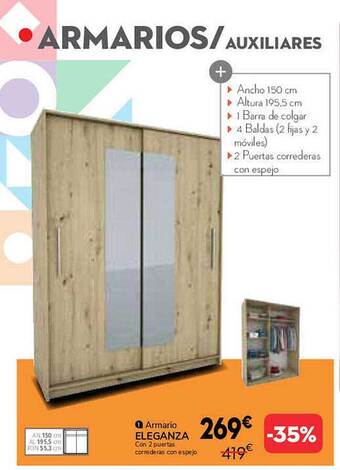 Conforama Armario Eleganza oferta