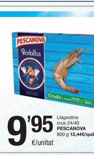 SPAR Fragadis Llagostins Crus 24 40 Pescanova oferta