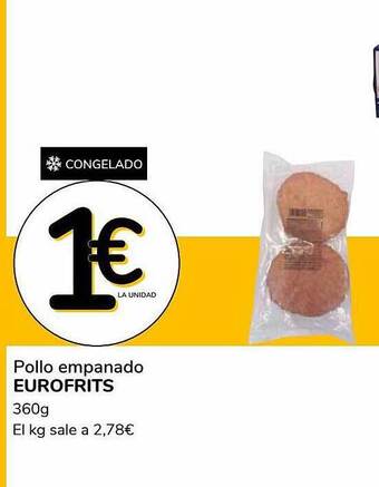 Supeco Pollo Empanado Eurofrits oferta