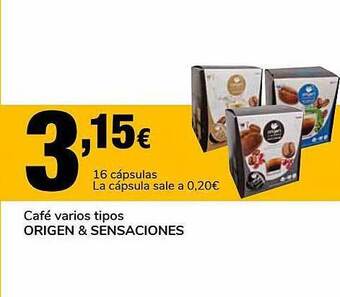 Supeco Café Varios Tipos Origen & Sensaciones oferta