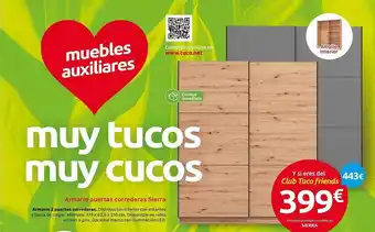 Tuco Armario Puertas Correderas Sierra oferta