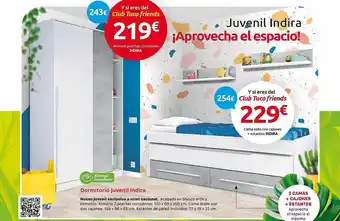 Tuco Dormitorio Juvenil Indira oferta