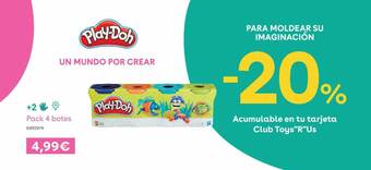 ToysRus Pack 4 Botes Play-doh oferta